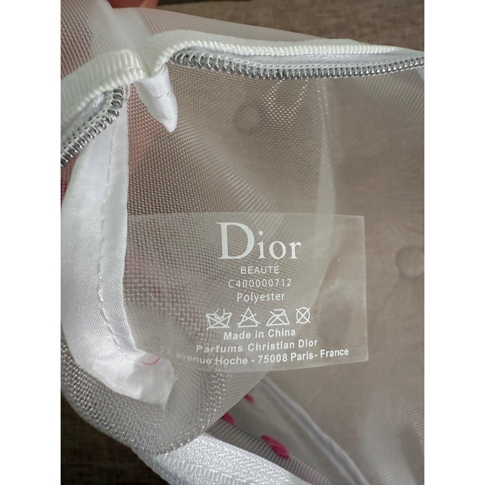 Dior Embroidered Hearts Cosmetic Pouch - Picture 4 of 4